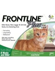 Pet Products: Frontline Plus for cats and kittens 8 weeks or older 6 Doses - Merial