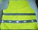 Flashing LED Safety Vest, Reflective Workers Vest with White LED and 3 Flashing Functions (1 Size Fits All)