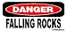 Danger Falling Rocks Offroad Bumper Sticker / Decal