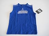 Nike Jordan Infants Boys 12MONTHS/3T Sporty Vest Shirt and Short; Blue and Black Color 2 Pcs Set