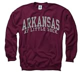 Arkansas-Little Rock Trojans Maroon Arch Crewneck Sweatshirt