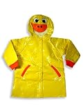 Puddle Duds by Cartwheels USA - Boys Hooded Raincoat, Yellow, Orange