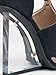 Qupid BURTON-01 Clear Lucite Wedge Heel Open Toe Sandal