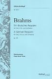 Produkt-Bild: Ein Deutsches Requiem Op 45. Klavierauszug