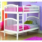 Twin/Twin Richmond Bunk in White by Atlantic Furniture