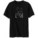 T-Shirt Black  Chihuahuas : Dog Is Love  Dog