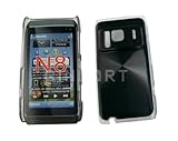 Metallic Reflex Hard Cover Case for Nokia N8 Black