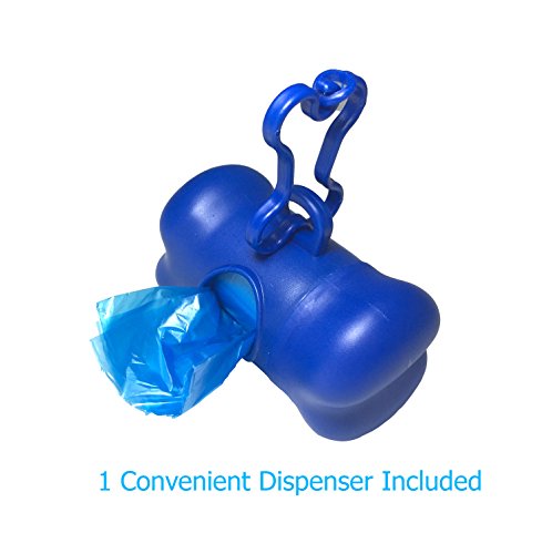 Poop Bags for Pets with Dispenser Included - 700 Count Waste Disposal Large Bags with Holder for Dogs, Easy Open High Quality Unscented Materials, Fits Most Dispenser, Best Lifetime Guarantee (Set of 700)