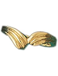 14K Yellow Gold 8" Pattern Shaped Bracelet