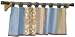 Baby : Pro Flyer Tab Style Window Valance by Baby Martex - 53" x 12"