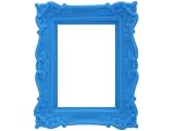 Kitchen & Housewares : Present Time Bud Aroma Blue Rubber Photo Frame