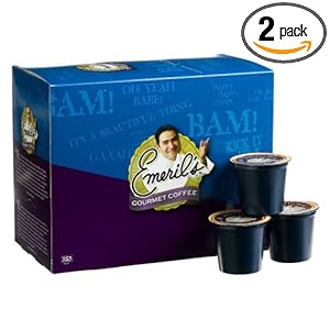 Emeril Jazzed Up Decaf Coffee 24-Count K-Cups for Keurig Brewers (Pack of 2)