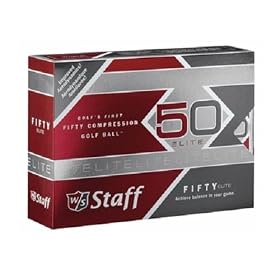 Wilson Staff Fifty Elite Golf Balls: Sports &amp; Outdoors
