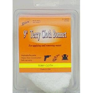 Dico 584-43705 Terrycloth Elastic 9 Dico Plshg Bonnets by Dico