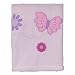 Tiddliwinks Lilac Butterfly Embroidered Boa Blanket