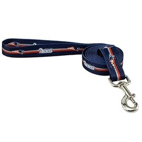 New England Patriots 6' Pet Dog Leash (Medium) by 1LAP2GO