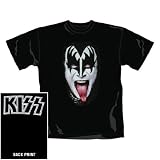 Official Merchandise Band T-Shirt - Kiss - Gene Face