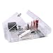 Cosmetic Organizer with Flip Top Cover - Keeps Dust Out!