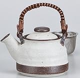 白釉土瓶（U）　【土瓶　美濃焼】