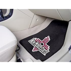 New Mexico State Aggies 2 PIECE CARPET CAR/TRUCK/AUTO FLOOR MATS