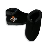 Hang Ten - Toddler Boys Zipper Fleece Slipper, Black