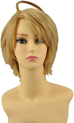 Xcoser Hetalia America Alfred F Jones Flaxen Color Short Cosplay Wig For Cosplay