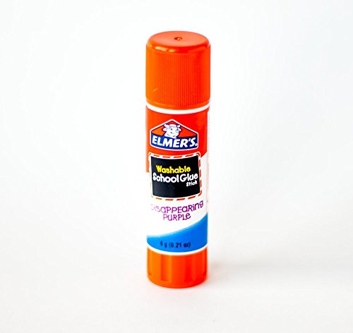 Elmer's Washable School Glue Stick Disappearing Purple (.21 Ounce, Set of 6)
