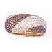 14K Chocolate & White Diamond Candy Cane Ring