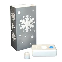 Silver Snowflake LumaLantern Kit Set of 8 - Silver