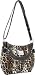 XOXO Jetsetter Faux Fur Cheetah Print Purse, [54696], Black/Tan