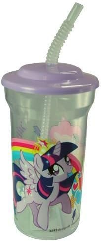 WeGlow International My Little Pony Sports Tumbler with Lid and Straw (Set of 2), 16-Ounce by Virginia Toy
