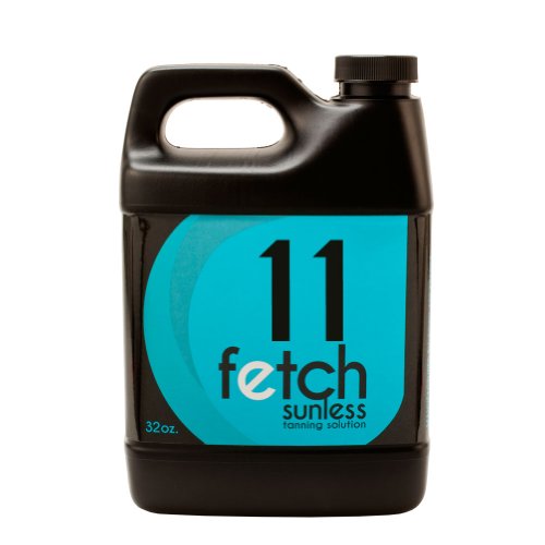 Fetch Sunless Spray Indoor Tanning Airbrush Solution 11% DHA Dark Formula 32oz