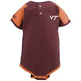 Virginia Tech Hokies Infant Maroon Lead Off Creeper