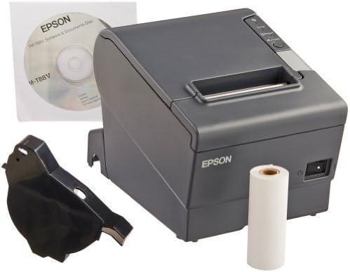 TM-T88v Powered USB Receipt Printer - PS180 Not Required Dark gray