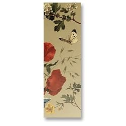 Asian Butterflies and Flowers - Double-sided Bookmark