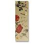 Asian Butterflies and Flowers - Double-sided Bookmark