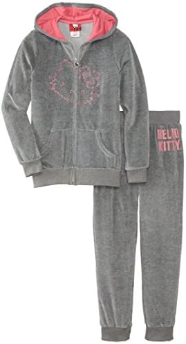 Hello Kitty Big Girls' Velour Pant Set