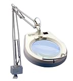 Aven 26503-SIV MaxiMag Magnifying Lamp, Industrial Quality, 3-diopter, 32-watt, 45 Arm, Ivory