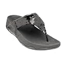 FitFlop Women's Electra Thong Sandal in Black
