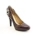 Nine West Women's Joylight Pump,Medium Brown Leather,7.5 M US