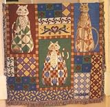 Quilted Cat Throw by Jim Shore