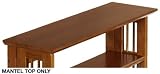 Mantel Top 29.5w Honey Oak