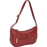 Stone Mountain Galveston 2 Zip East West Hobo (Vivid Red)