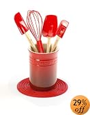 Le Creuset ウィスク ショート レッド 930007-01-06