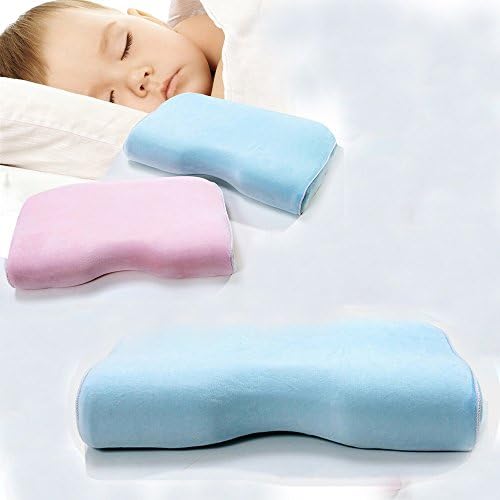 TTBOO Baby Pillow Memory Foam Head Rest Foam Prevent Flat,Blue (0- 5 Years)