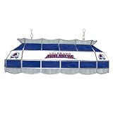 Nhl Colorado Avalanche Stained Glass 40 Inch Lighting Fixture