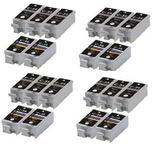 D@J Canon Pixma iP100 Compatible Set of 20 Ink Cartridges: 12 Black PGI-35, 8 Color CLI-36 PIXMA iP100 PIXMA mini 260PIXMA mini320