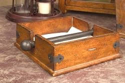 Wood Country Western Table Napkin Holder Caddy Decor