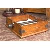 Wood Country Western Table Napkin Holder Caddy Decor