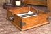 wood Country WESTERN table napkin holder CADDY decor NU